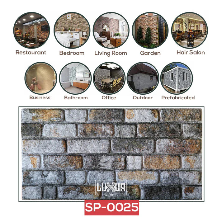 Brick Panel SP-0025 (Pack Of 10).