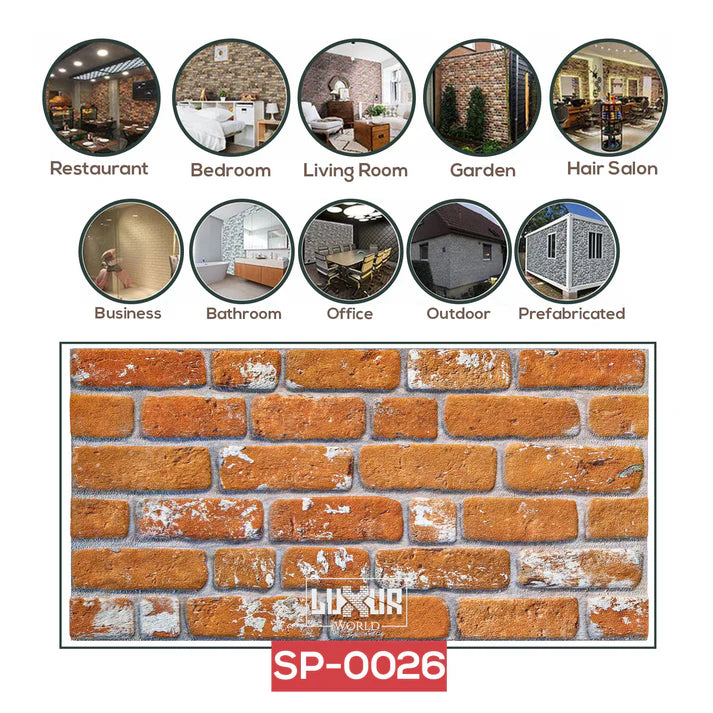 Brick Panel SP-0026 (Pack Of 10).