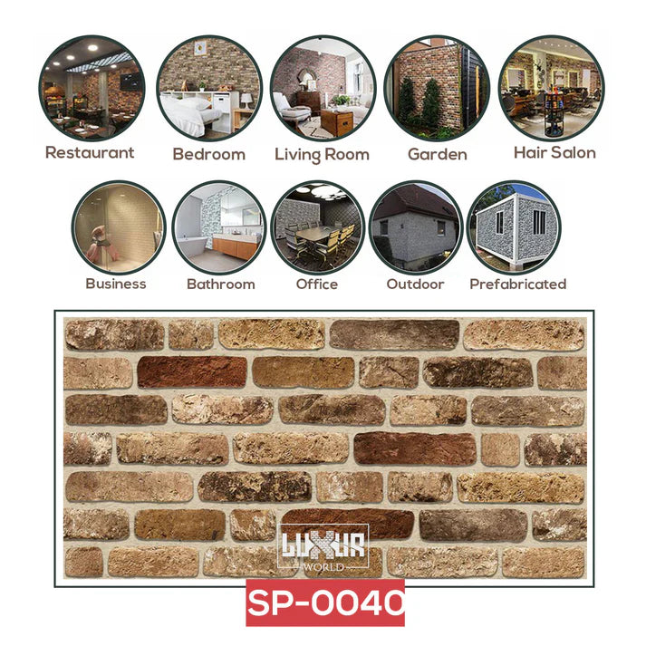 Brick Panel SP-0040 (Pack Of 10).