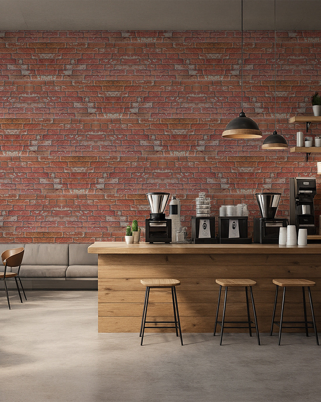 Vintage Dream SL-1716 | 3D Brick Effect Decorative Wall Panels, 20x40in | 3/10/20 Panel Options