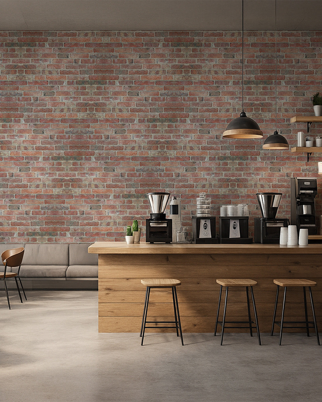 Stone Bridge SL-1902 | 3D Brick Effect Decorative Wall Panels, 20x40in | 3/10/20 Panel Options