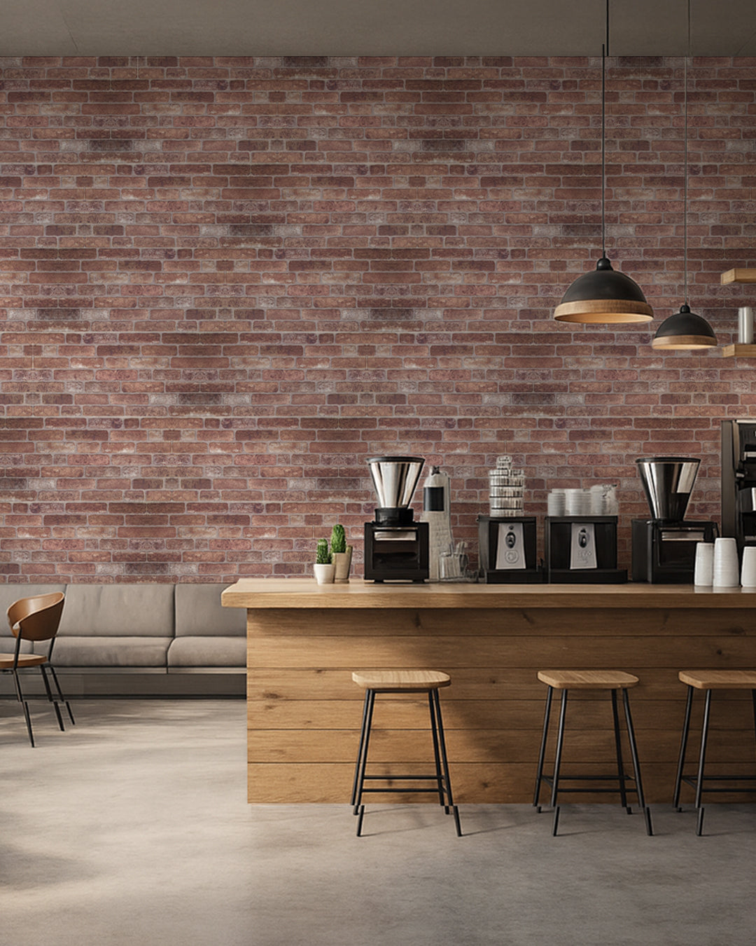 Old Castle SL-1907 | 3D Brick Effect Decorative Wall Panels, 20x40in | 3/10/20 Panel Options