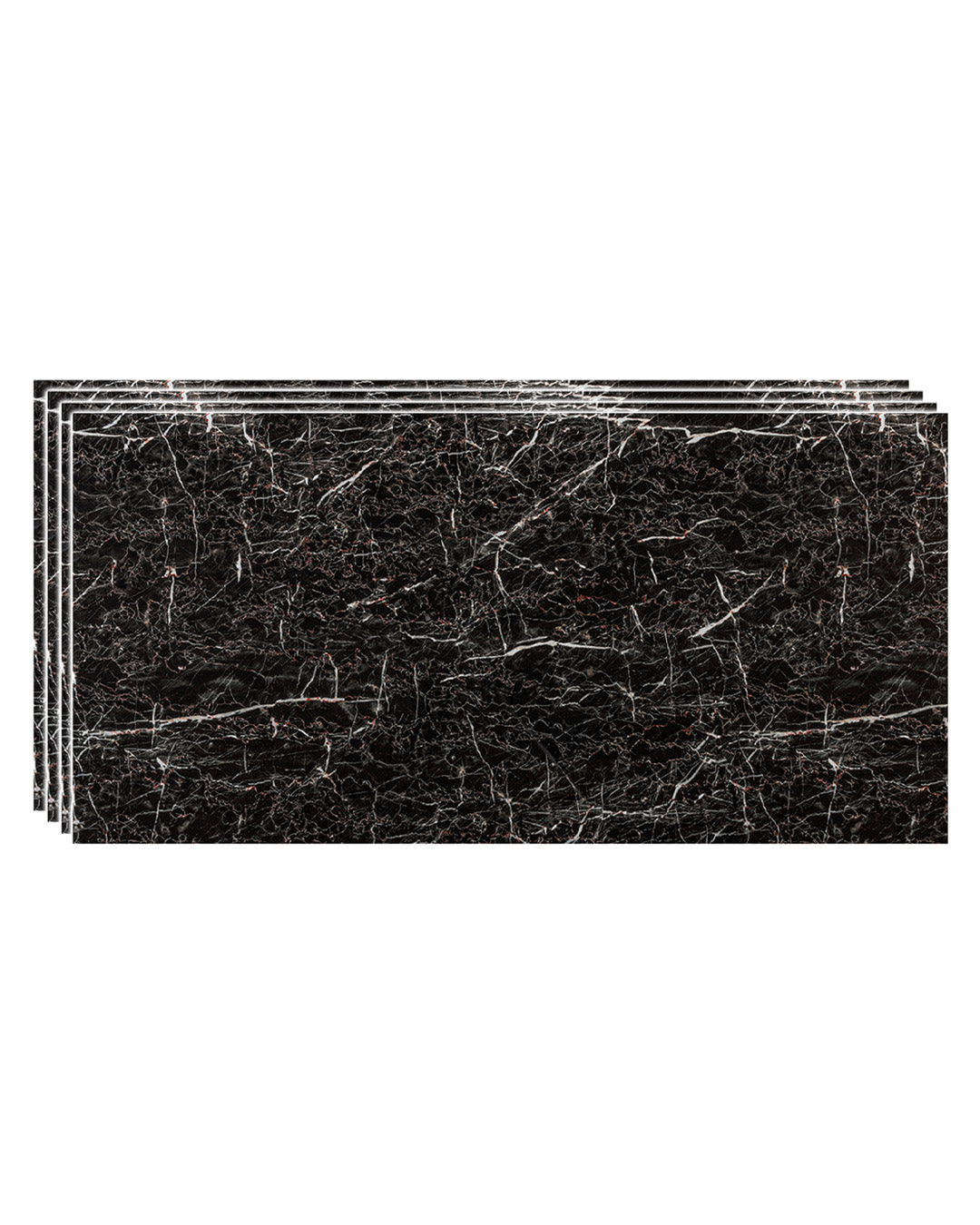 Crimson Vein Big Marble Look Wallpanels (96in x48in)