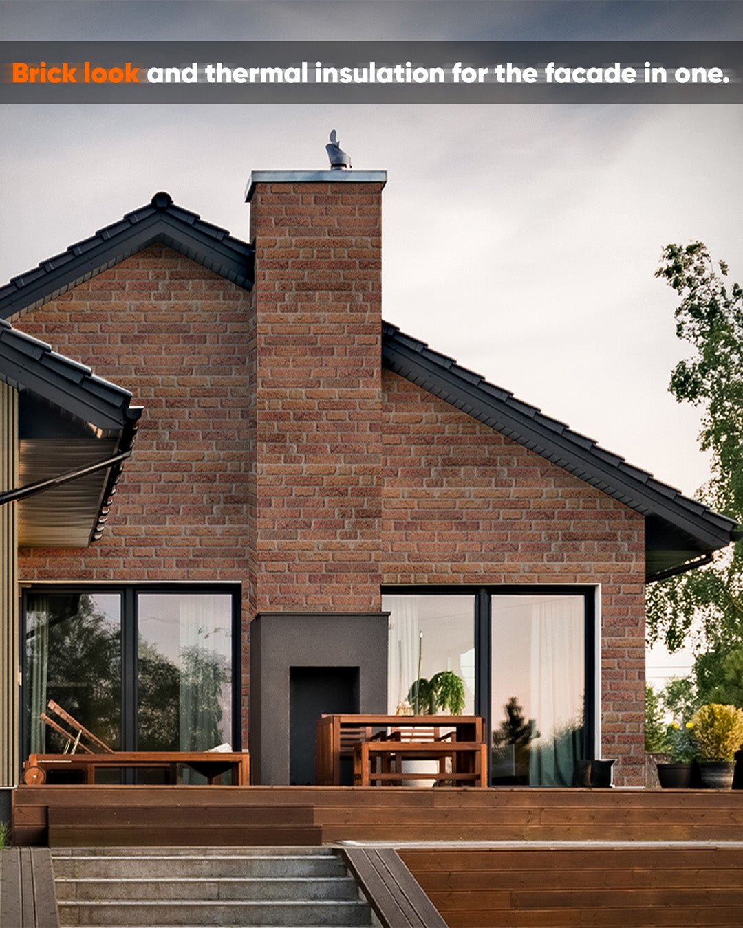 Telegraph Road SL-1812 | 3D Brick Effect Decorative Wall Panels, 20x40in | 3/10/20 Panel Options