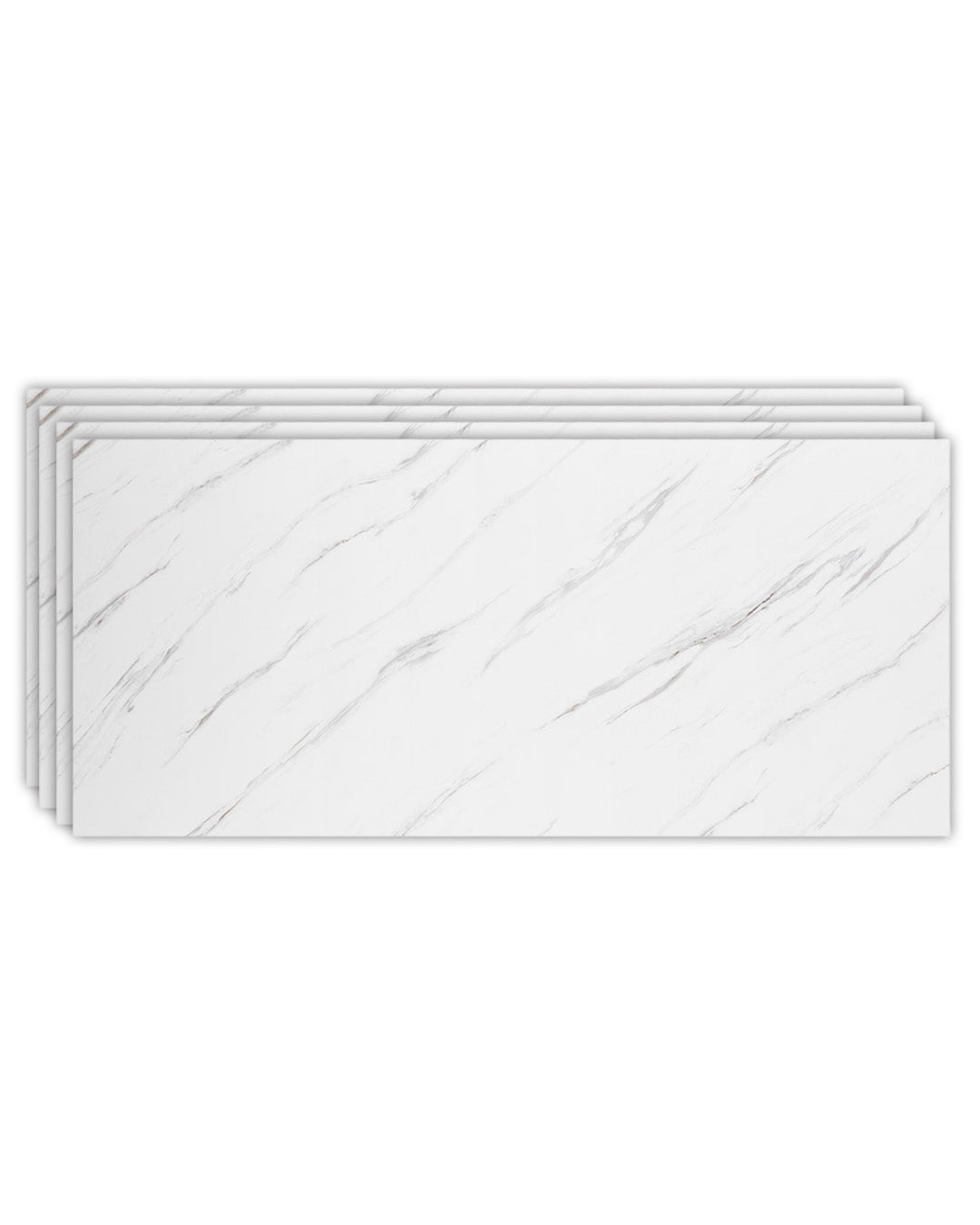 Ice Berg Grey Marble Look Wallpanels (24in x 48in)