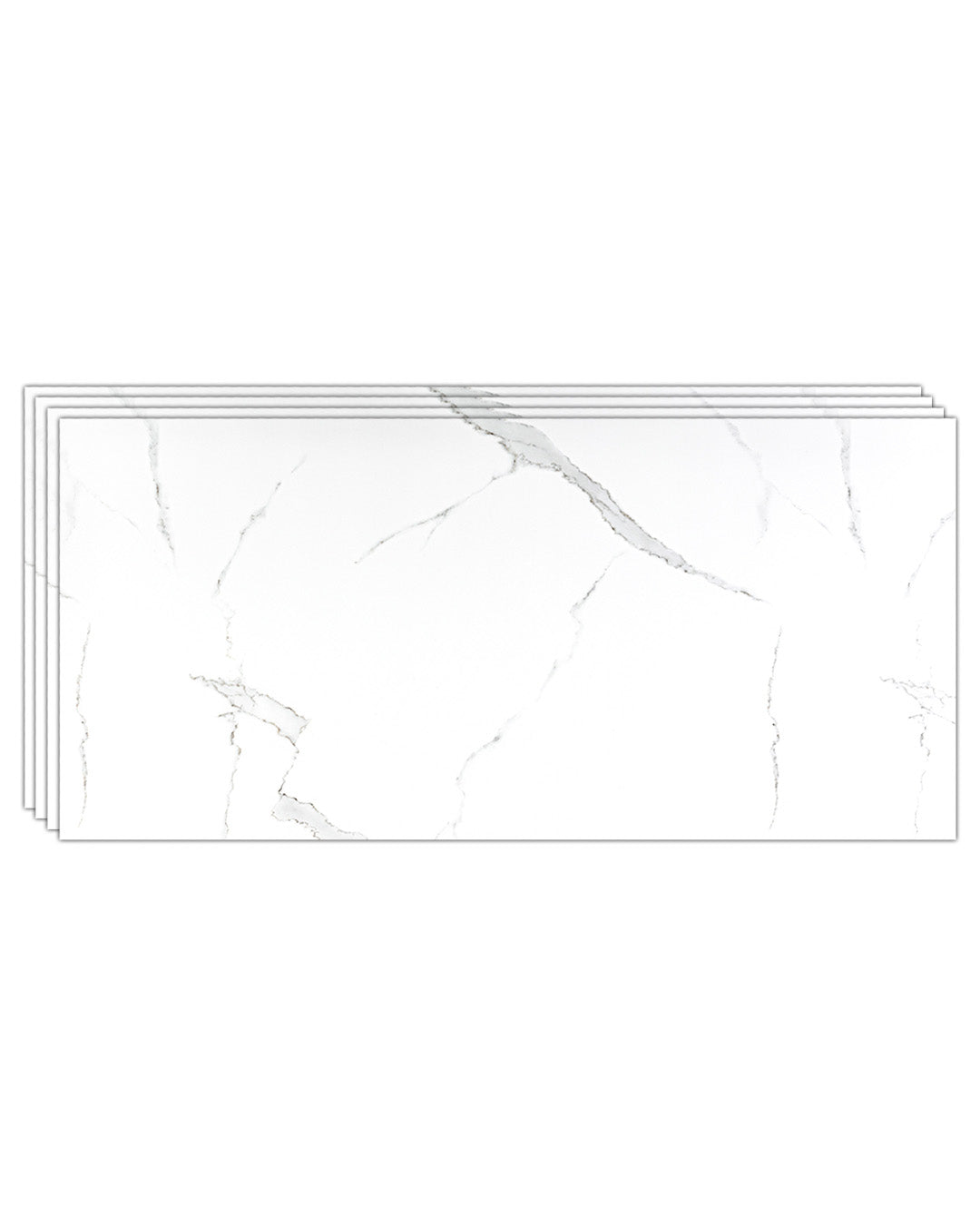 Ivory Cloud Marble Look Wallpanels (24in x 48in)