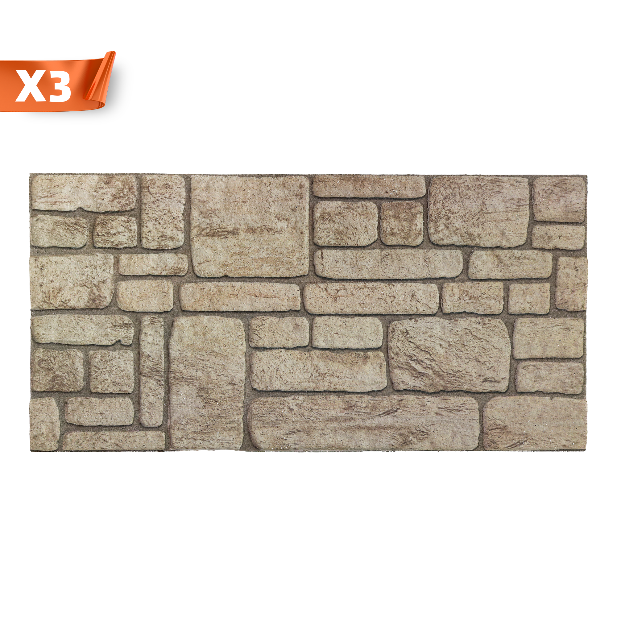 Ancient Traces K-03 3D Faux Mixed Wall Panels