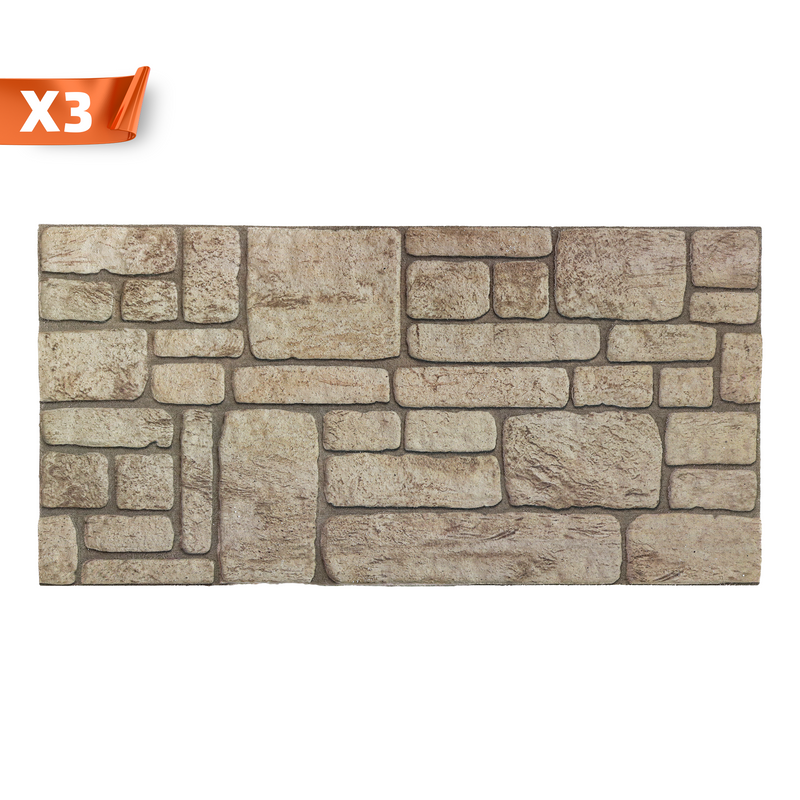 Outlet Ancient Traces K-03 Brick Wall Panels (3 Pieces)