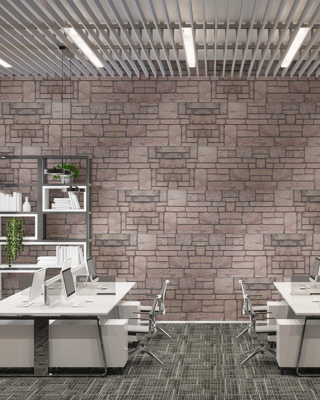 Ancient Traces K-03 3D Decorative Wall Panels, Mixed Stone Effect