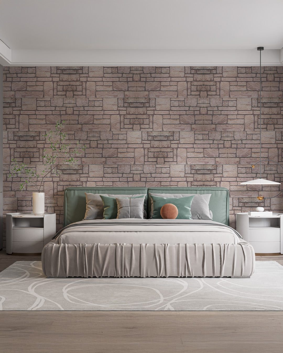 Ancient Traces K-03 3D Decorative Wall Panels, Mixed Stone Effect