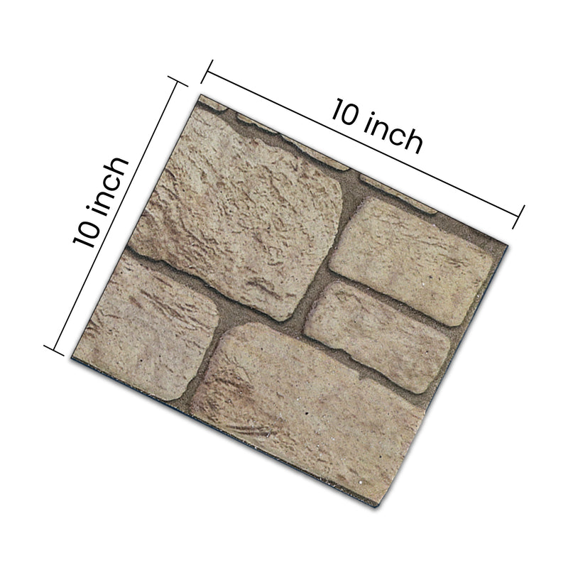Product Sample 10"x10" Ancient Traces K-03 3D Faux Mixed Wall Panels
