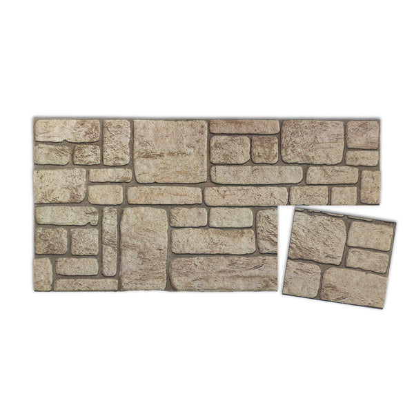 Product Sample 10"x10" Ancient Traces K-03 3D Faux Mixed Wall Panels