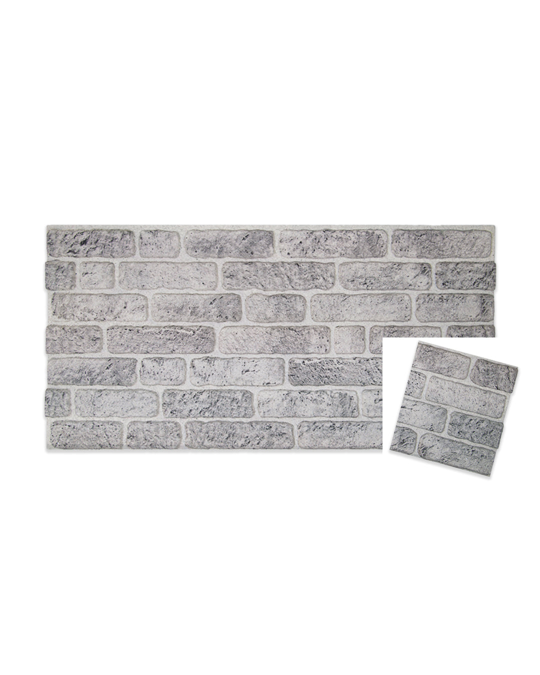 White Grey SL-1702 | Product Sample 10"x10" 3D Decorative Wall Panels