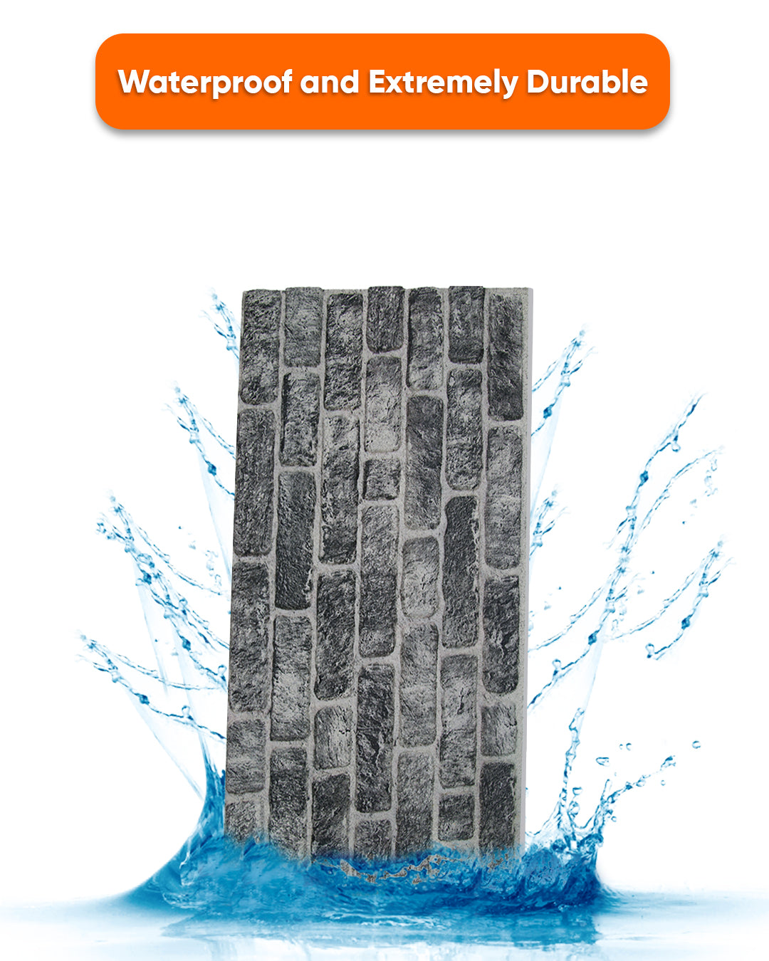 Old Town SL-1703 3D Decorative Wall Panels, Stone Effect