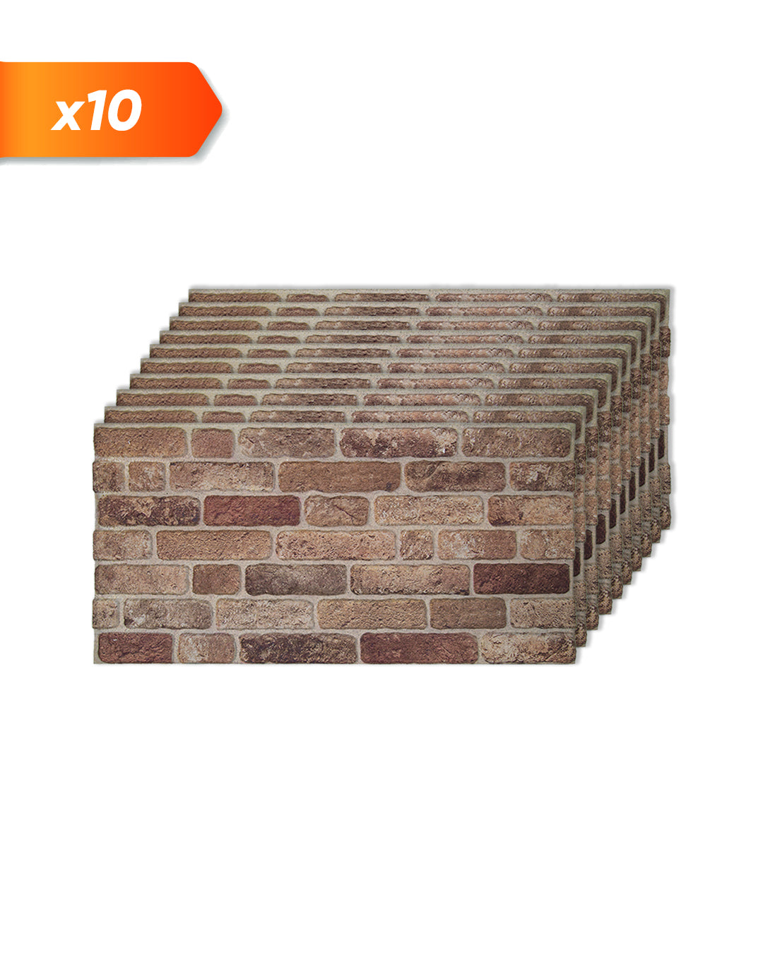 Farmhouse Style SL-1901 | 3D Brick Effect Decorative Wall Panels, 20x40in | 3/10/20 Panel Options