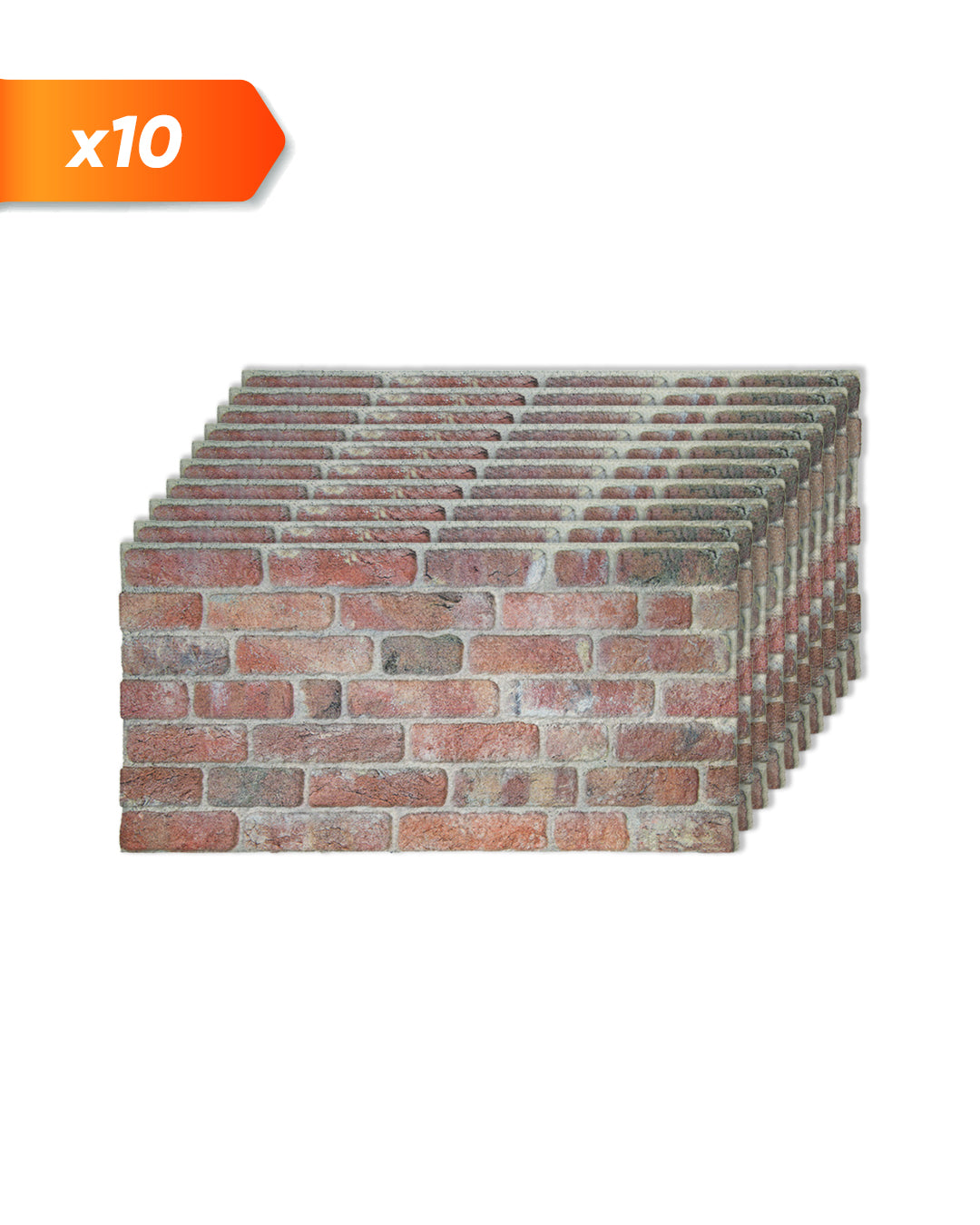Stone Bridge SL-1902 | 3D Brick Effect Decorative Wall Panels, 20x40in | 3/10/20 Panel Options
