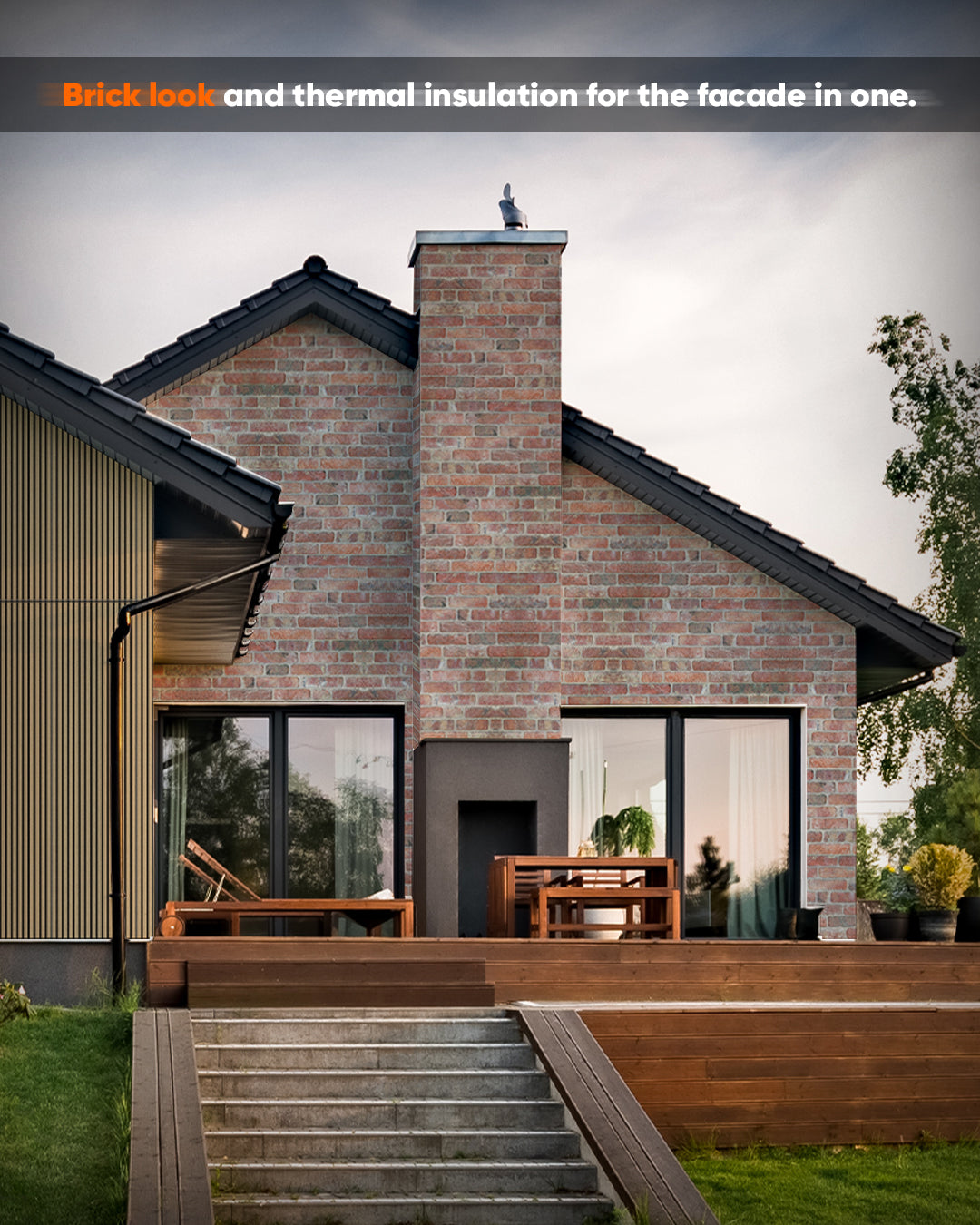Stone Bridge SL-1902 | 3D Brick Effect Decorative Wall Panels, 20x40in | 3/10/20 Panel Options