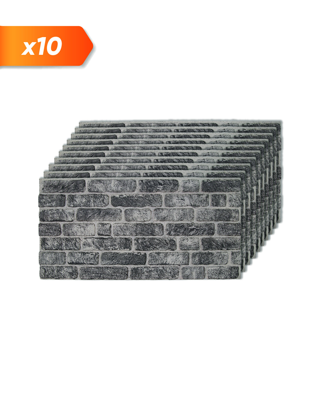 Old Town SL-1703 | 3D Brick Effect Decorative Wall Panels, 20x40in