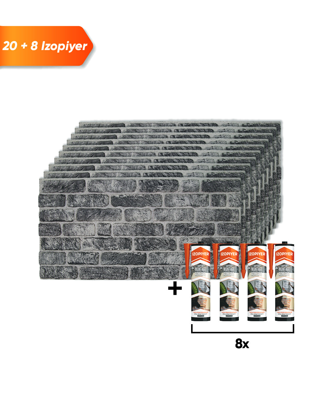 Old Town SL-1703 3D Decorative Wall Panels, Stone Effect