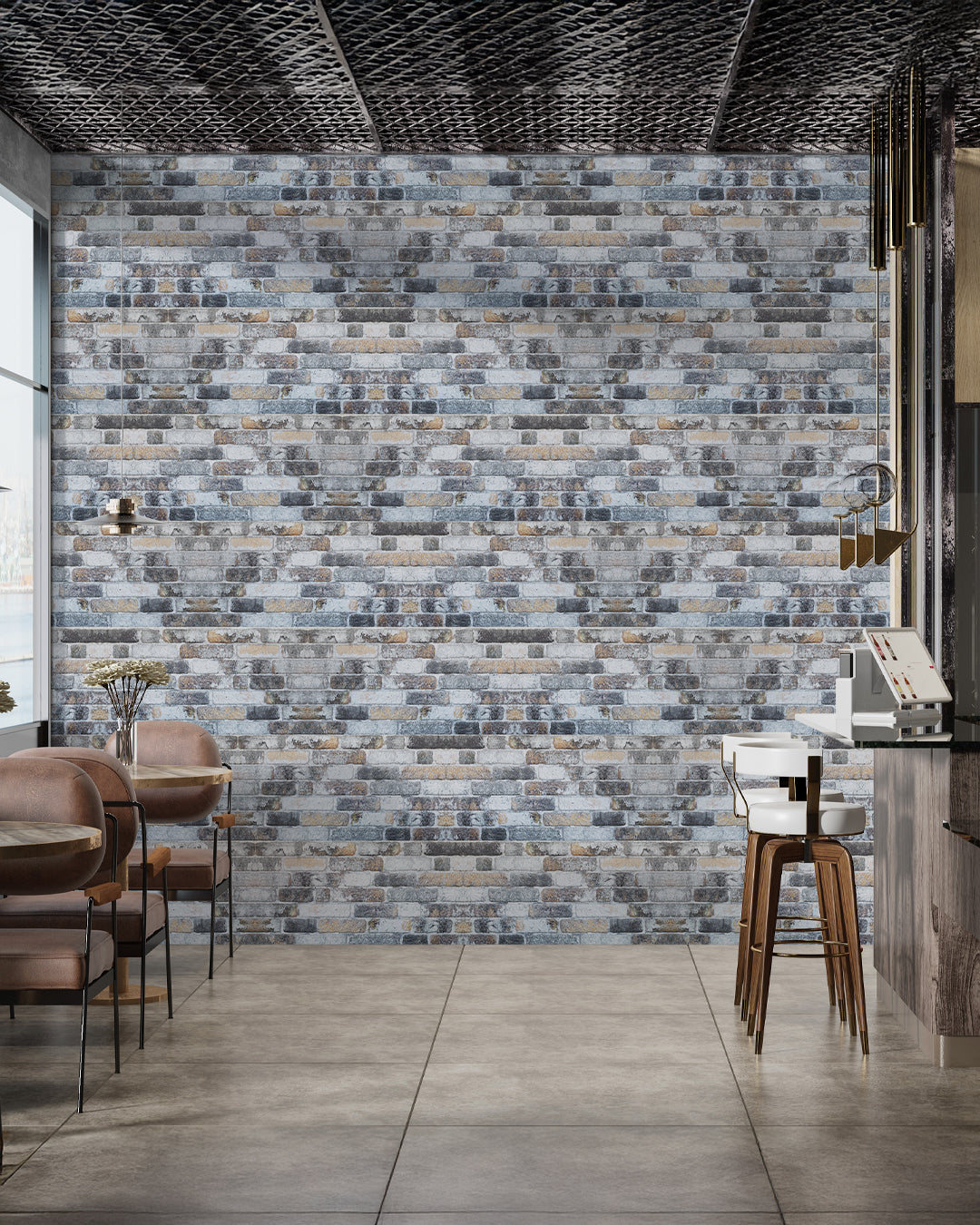 Towards The Bridge SL-1804 3D Decorative Wall Panels, Stone Effect