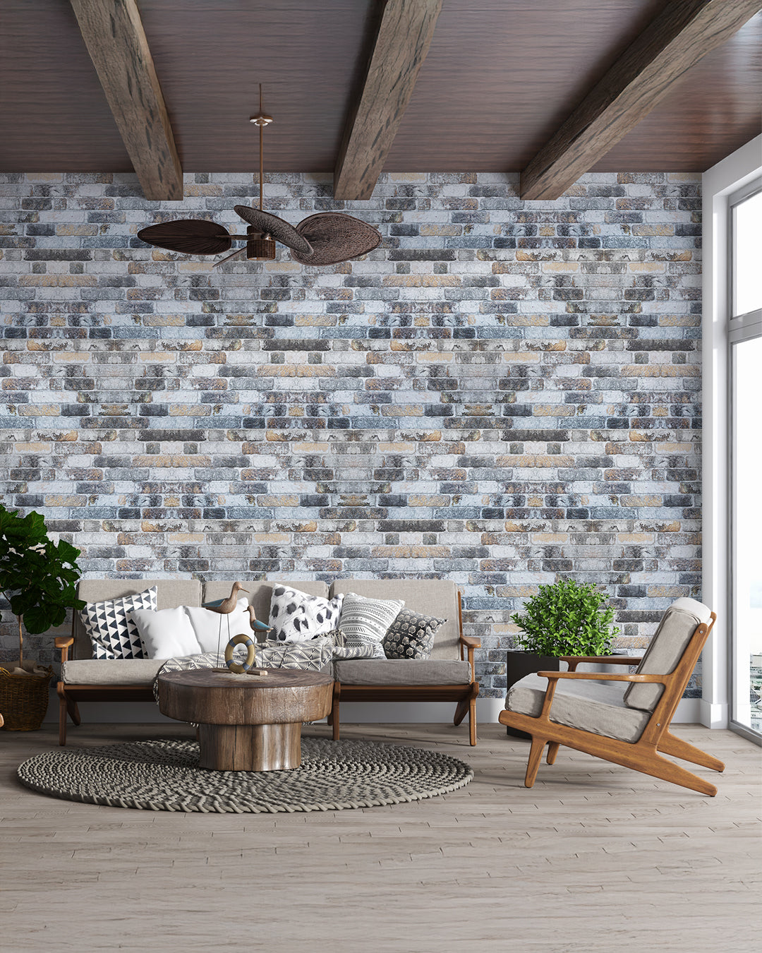Towards The Bridge SL-1804 | Product Sample 10"x10" 3D Decorative Wall Panels