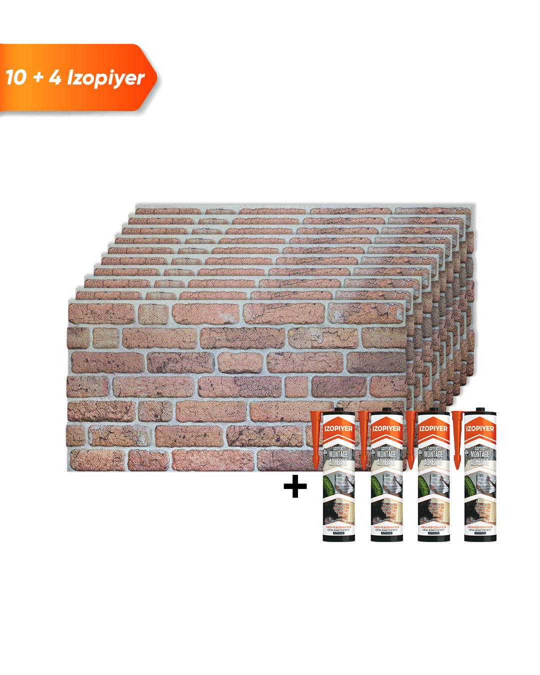 Telegraph Road SL-1812 3D Decorative Wall Panels, Stone Effect