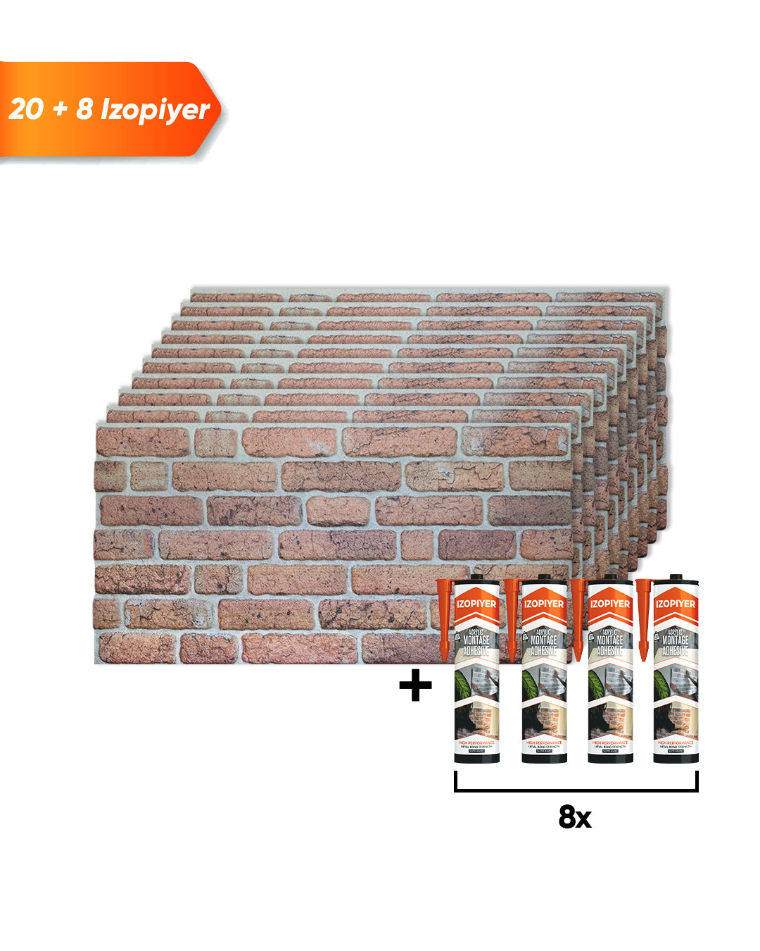 Telegraph Road SL-1812 3D Decorative Wall Panels, Stone Effect