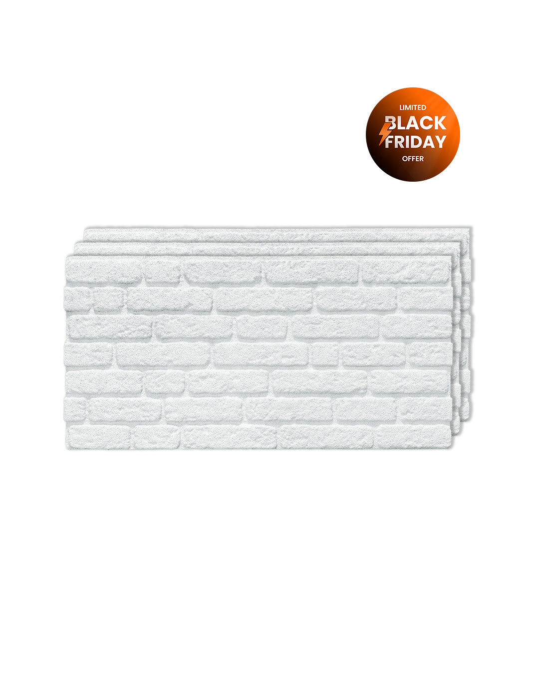 White Snow SL-1900 3D Decorative Wall Panels, Stone Effect