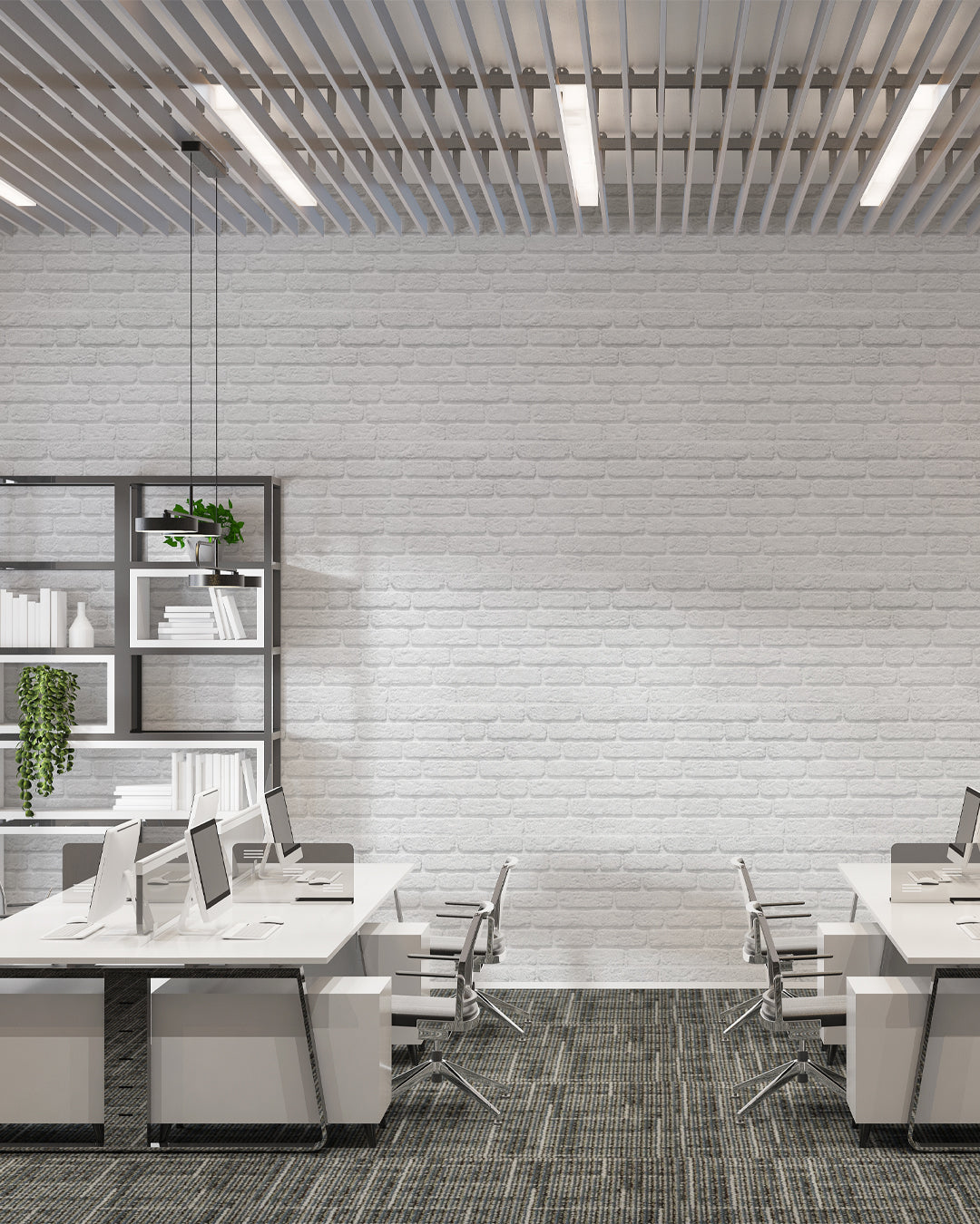 White Snow SL-1900 3D Decorative Wall Panels, Stone Effect