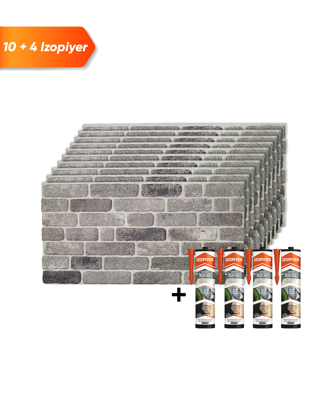 Path Of Gray SL-1926 3D Decorative Wall Panels, Stone Effect