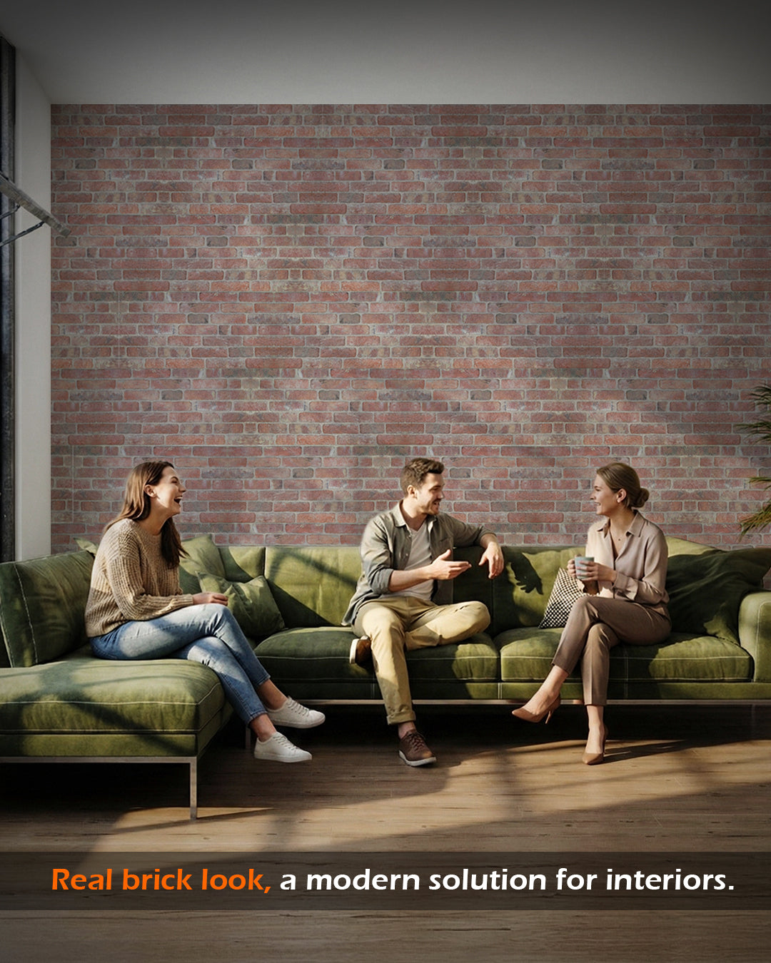 Stone Bridge SL-1902 | 3D Brick Effect Decorative Wall Panels, 20x40in | 3/10/20 Panel Options