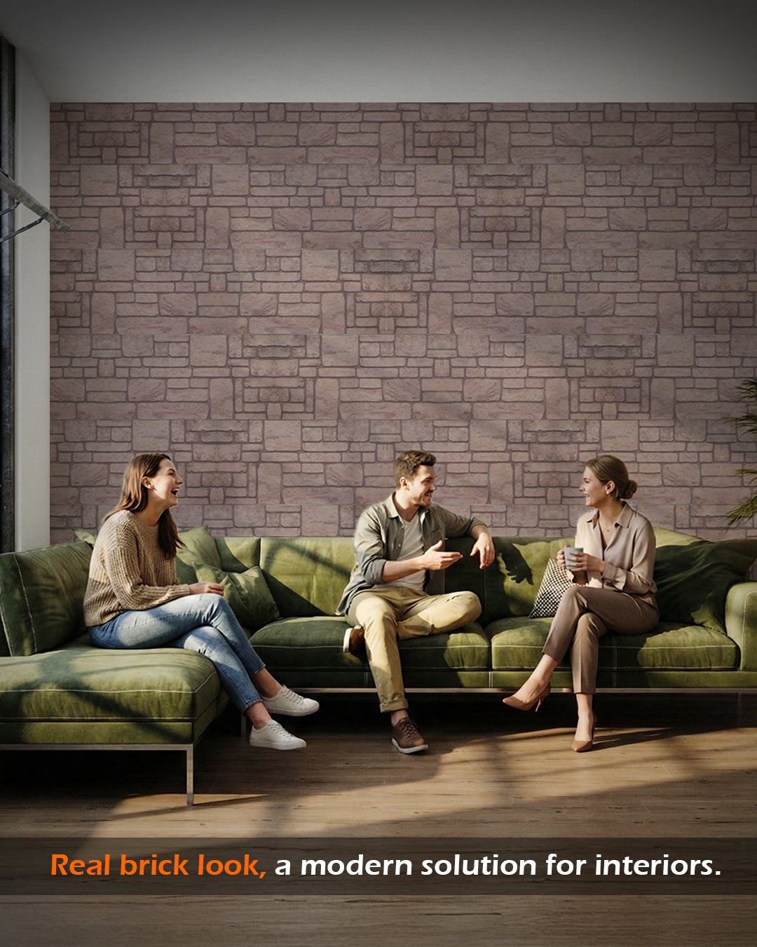 Ancient Traces K-03 | 3D Stone Effect Decorative Wall Panels, 20x40in | 3/10/20 Panel Options