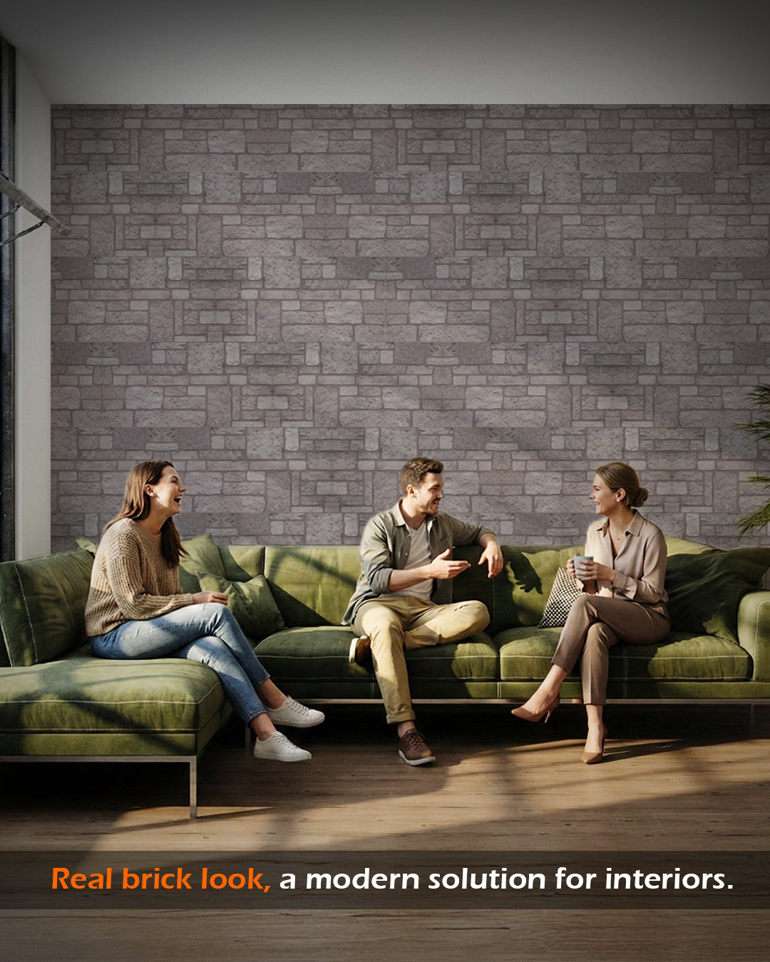 Backyard K-04 | 3D Stone Effect Decorative Wall Panels, 20x40in | 3/10/20 Panel Options