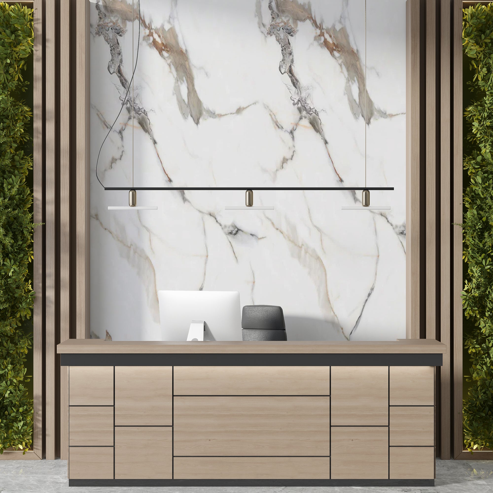 Garden of Eden Marble Look Wallpanels (24in x 48in)