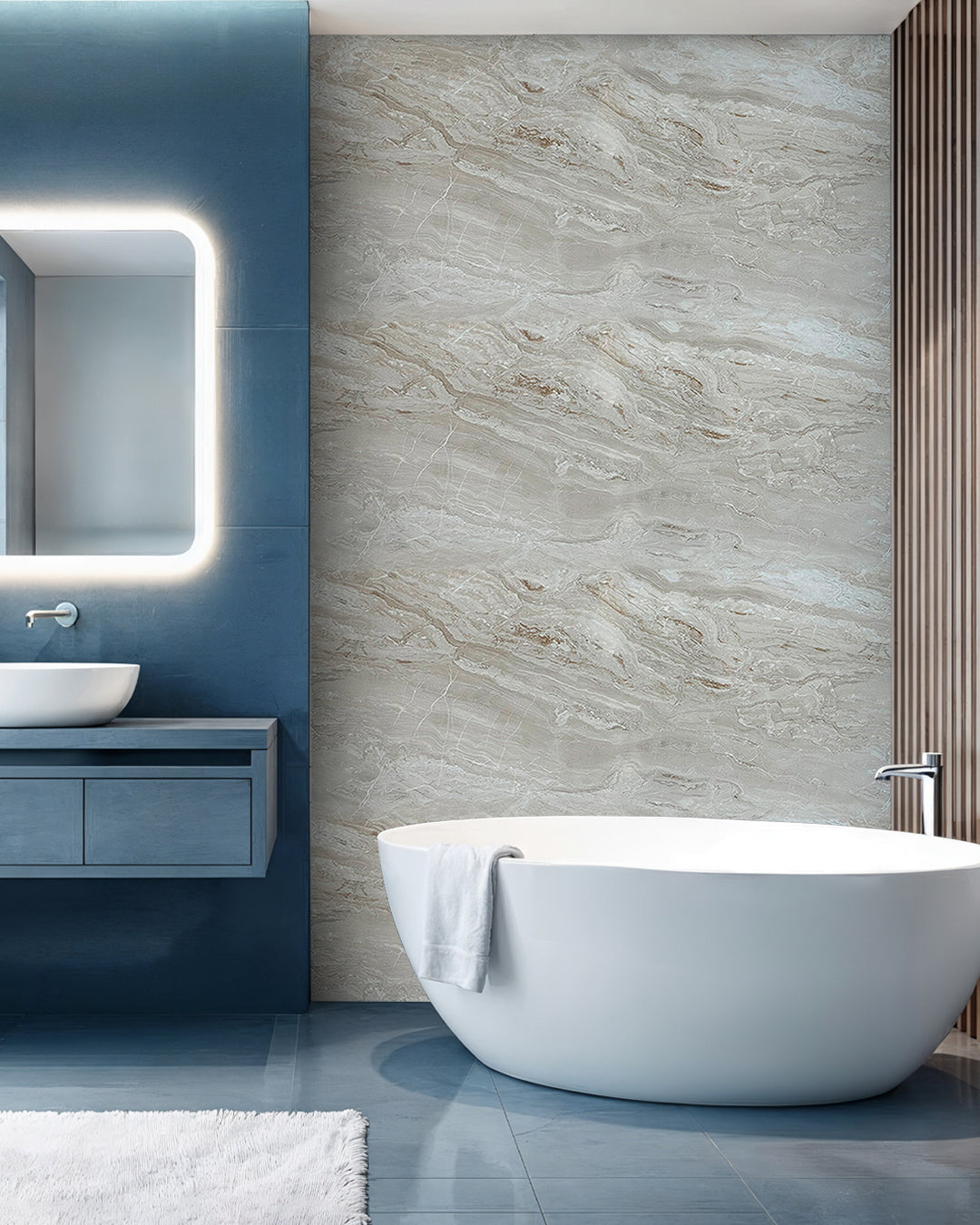 Mars Bubble Marble Look Wallpanels (24in x 48in)