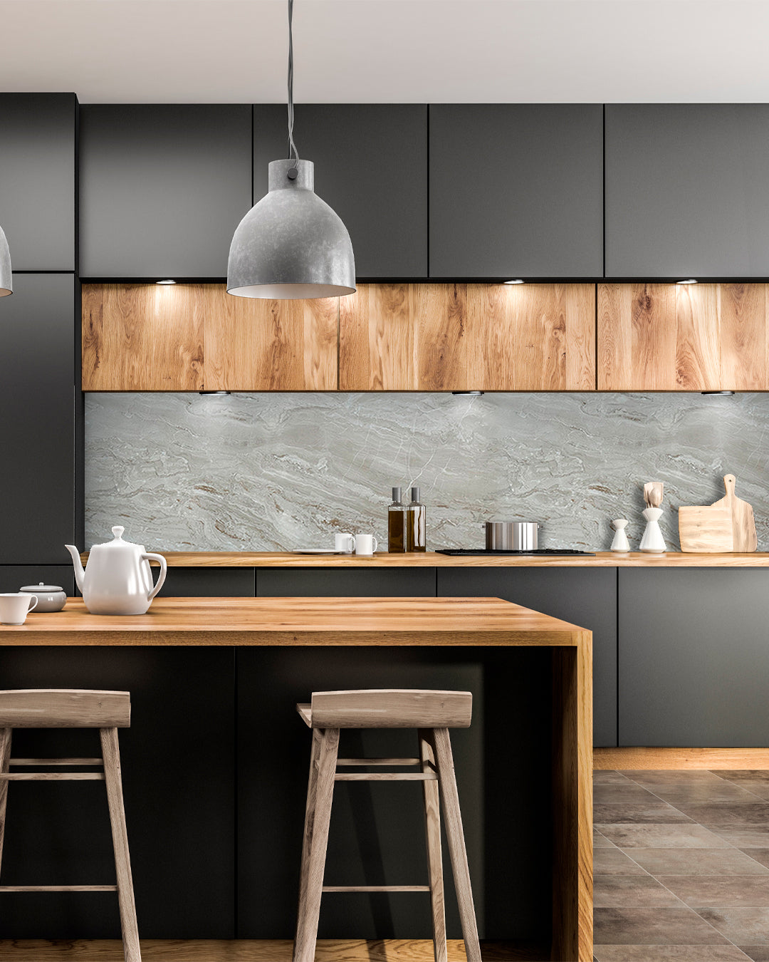 Mars Bubble Marble Look Wallpanels (24in x 48in)