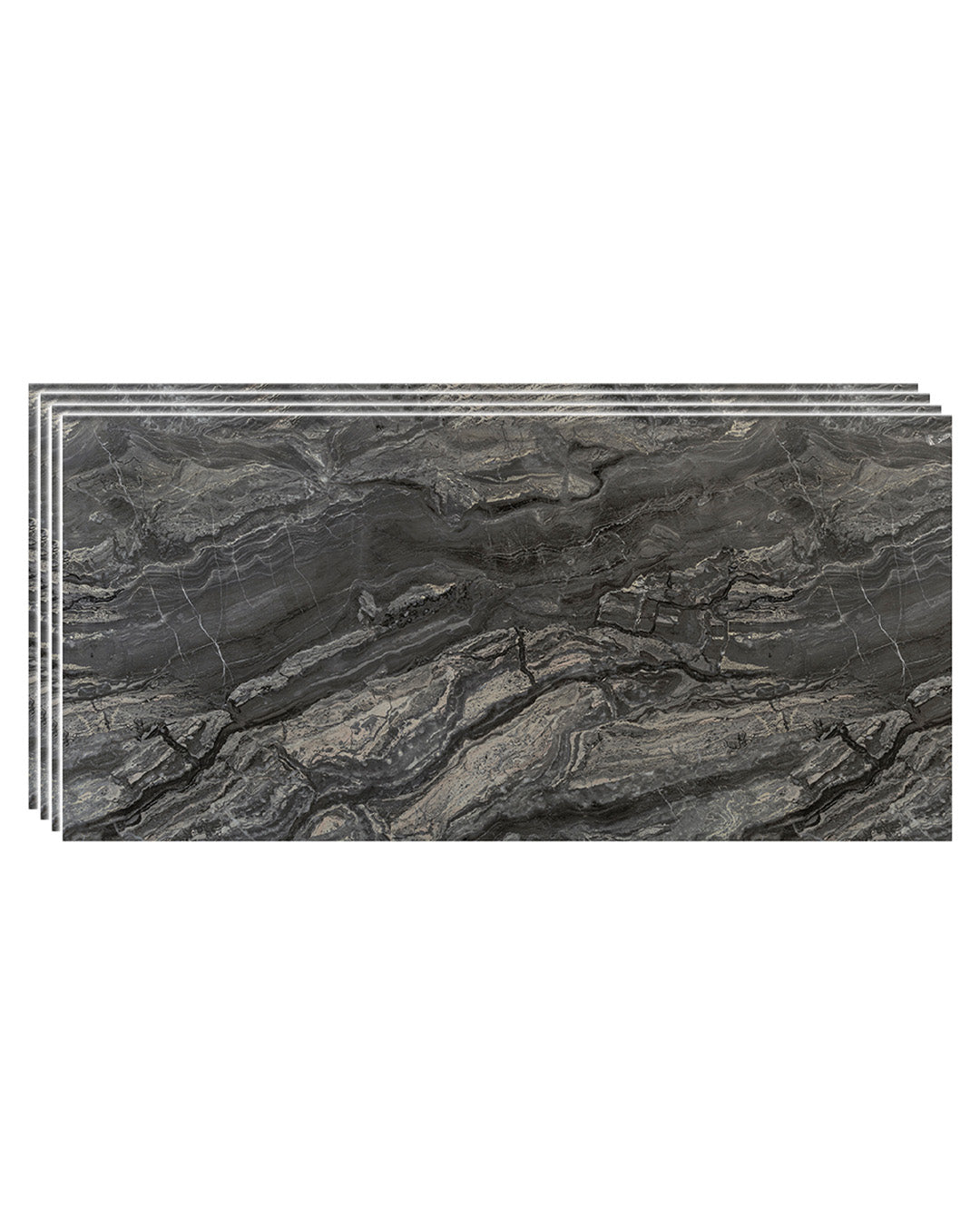 Midnight Vein Marble Look Wallpanels (24in x 48in)