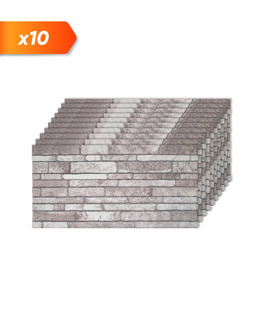 Cream Dream N-04 | 3D Stone Effect Decorative Wall Panels, 20x40in | 3/10/20 Panel Options