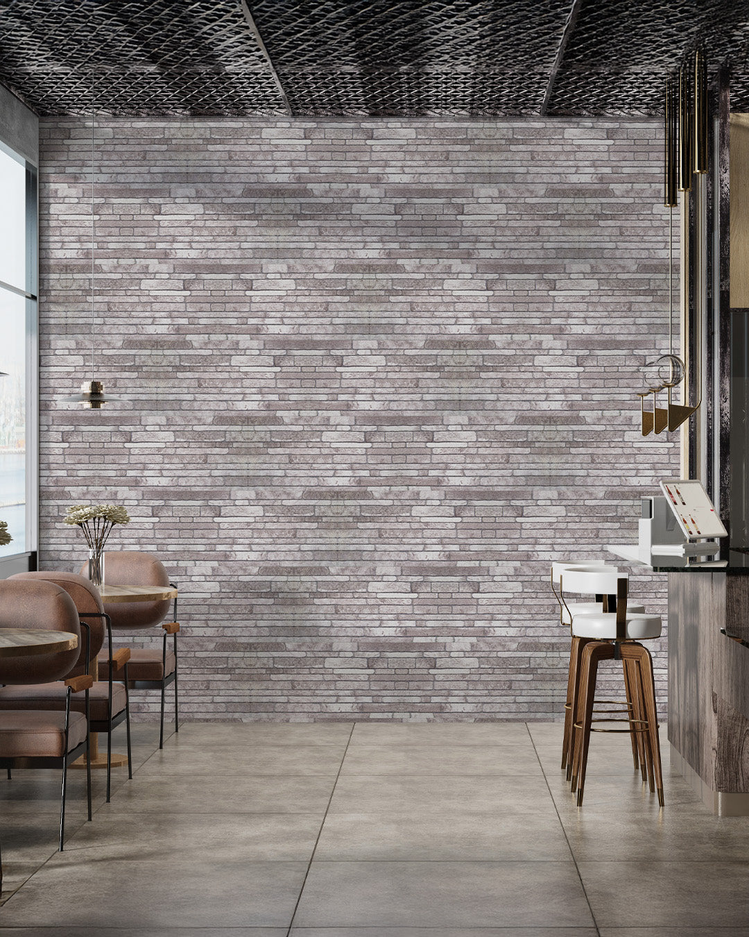 Cream Dream N-04 3D Decorative Wall Panels, Thin Stone Effect