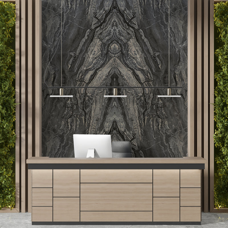 Midnight Vein Big Marble Look Wallpanels