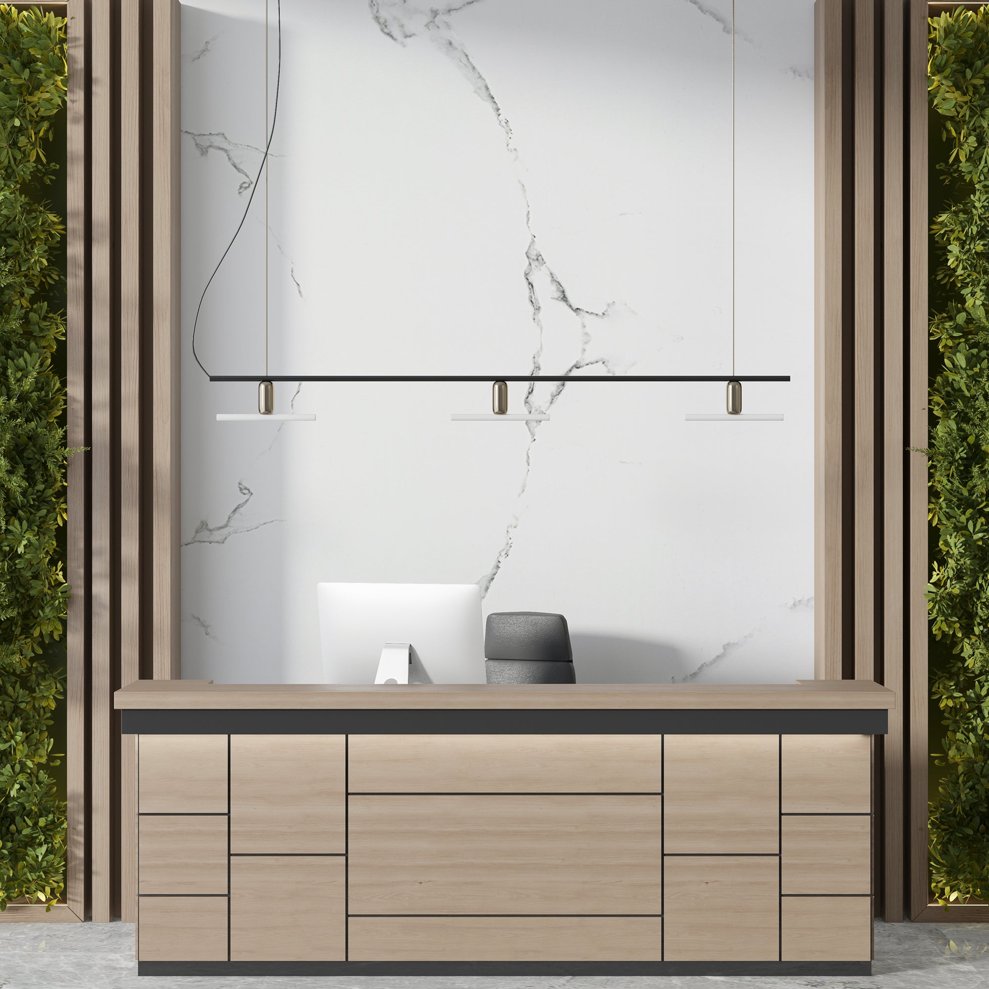 White Serenity Marble Look Wallpanels (24in x 48in)
