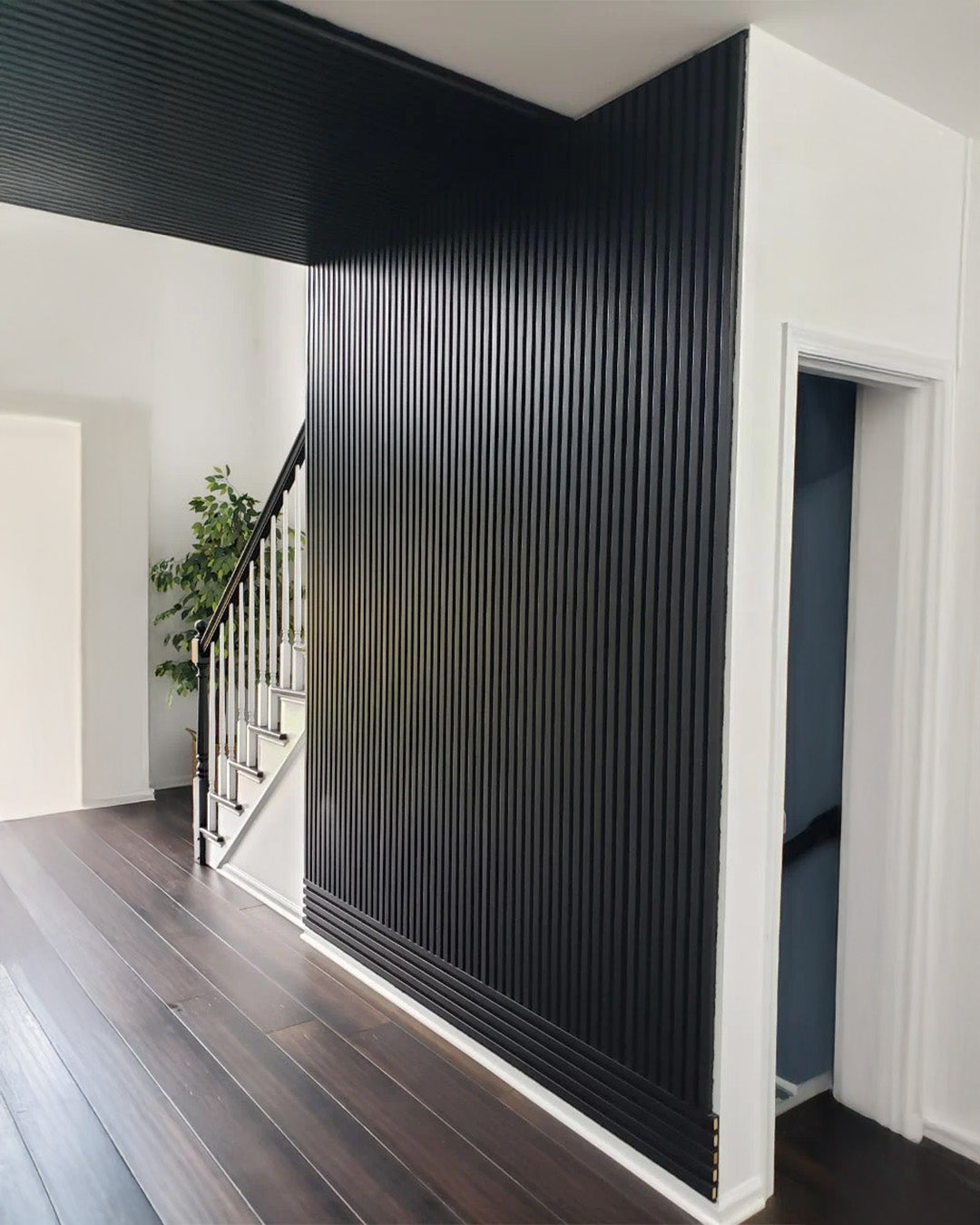 Black Leaf Harmony Wood-T74 Acoustic Wood Wall Panels