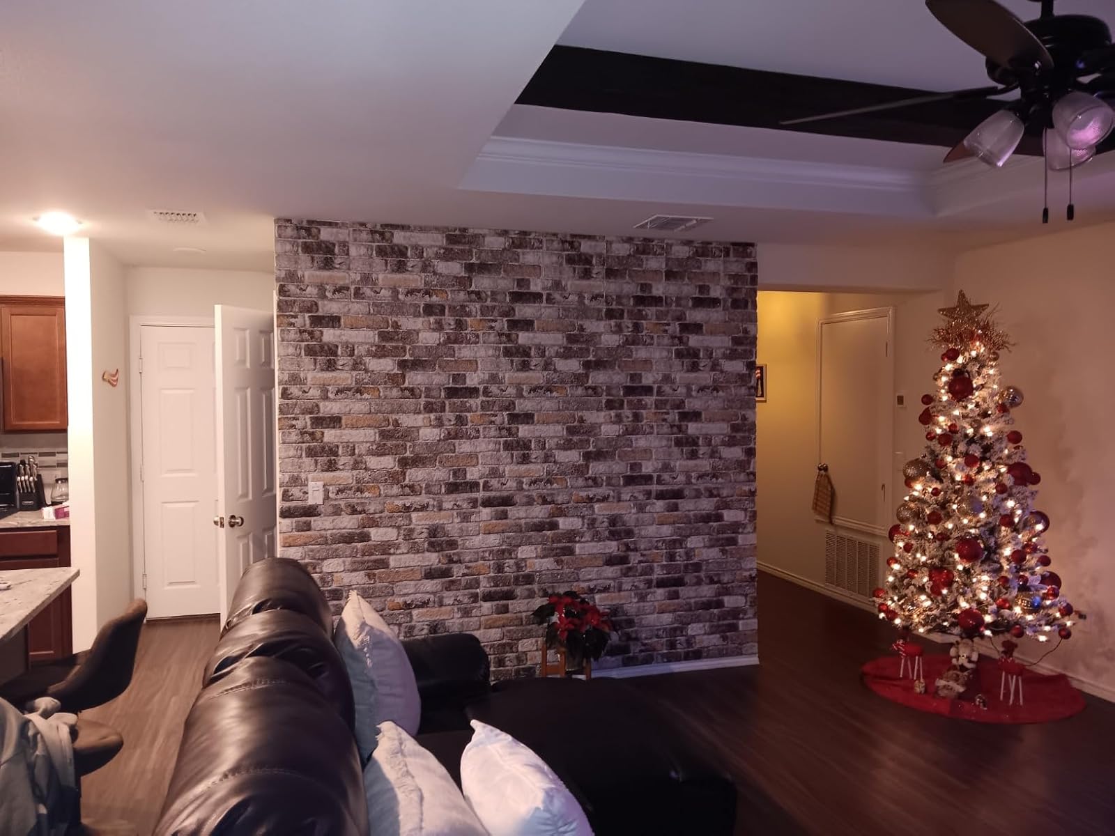 Towards The Bridge SL-1804 3D Decorative Wall Panels, Stone Effect