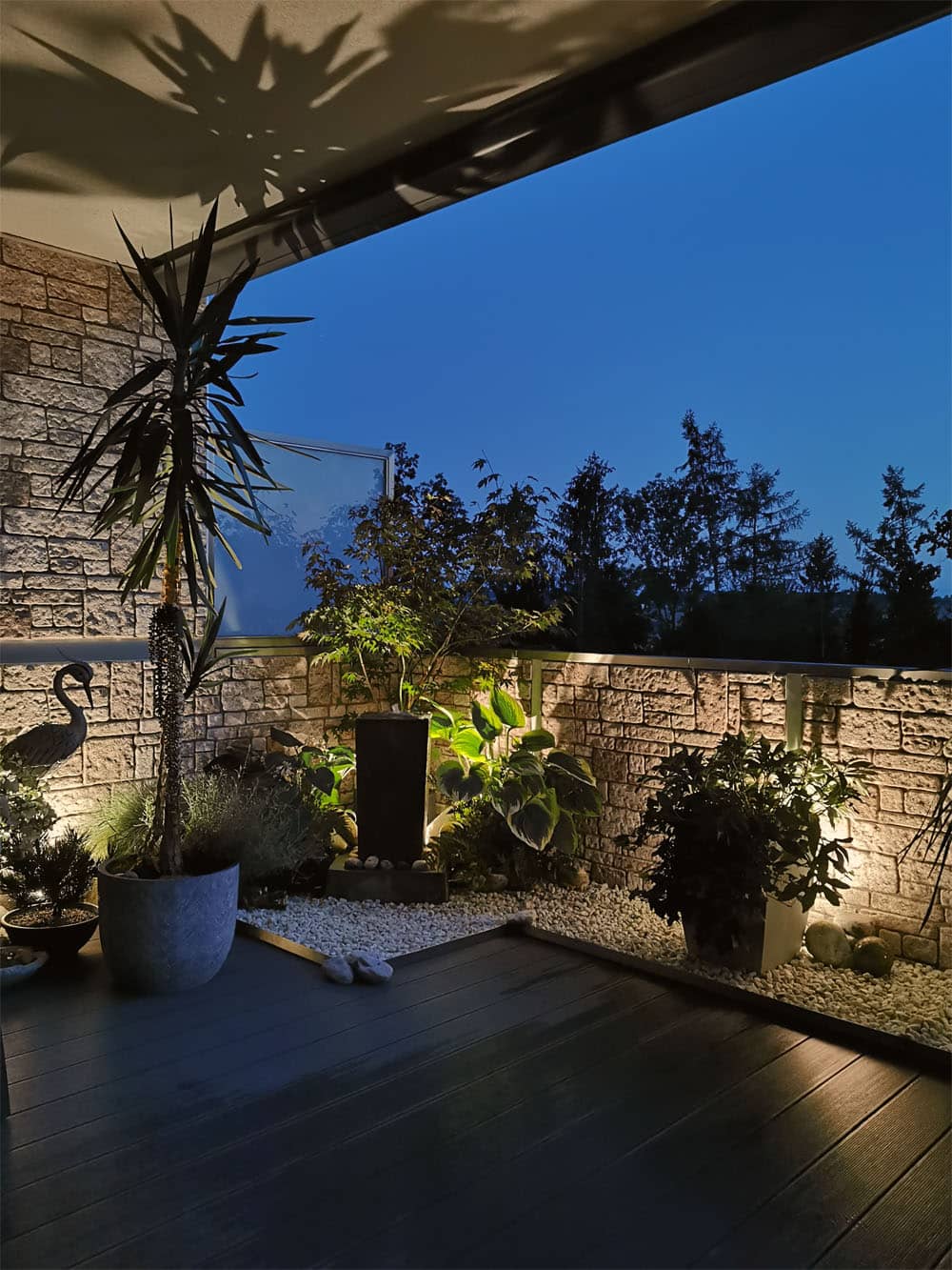 Backyard K-04 3D Decorative Wall Panels, Mixed Stone Effect