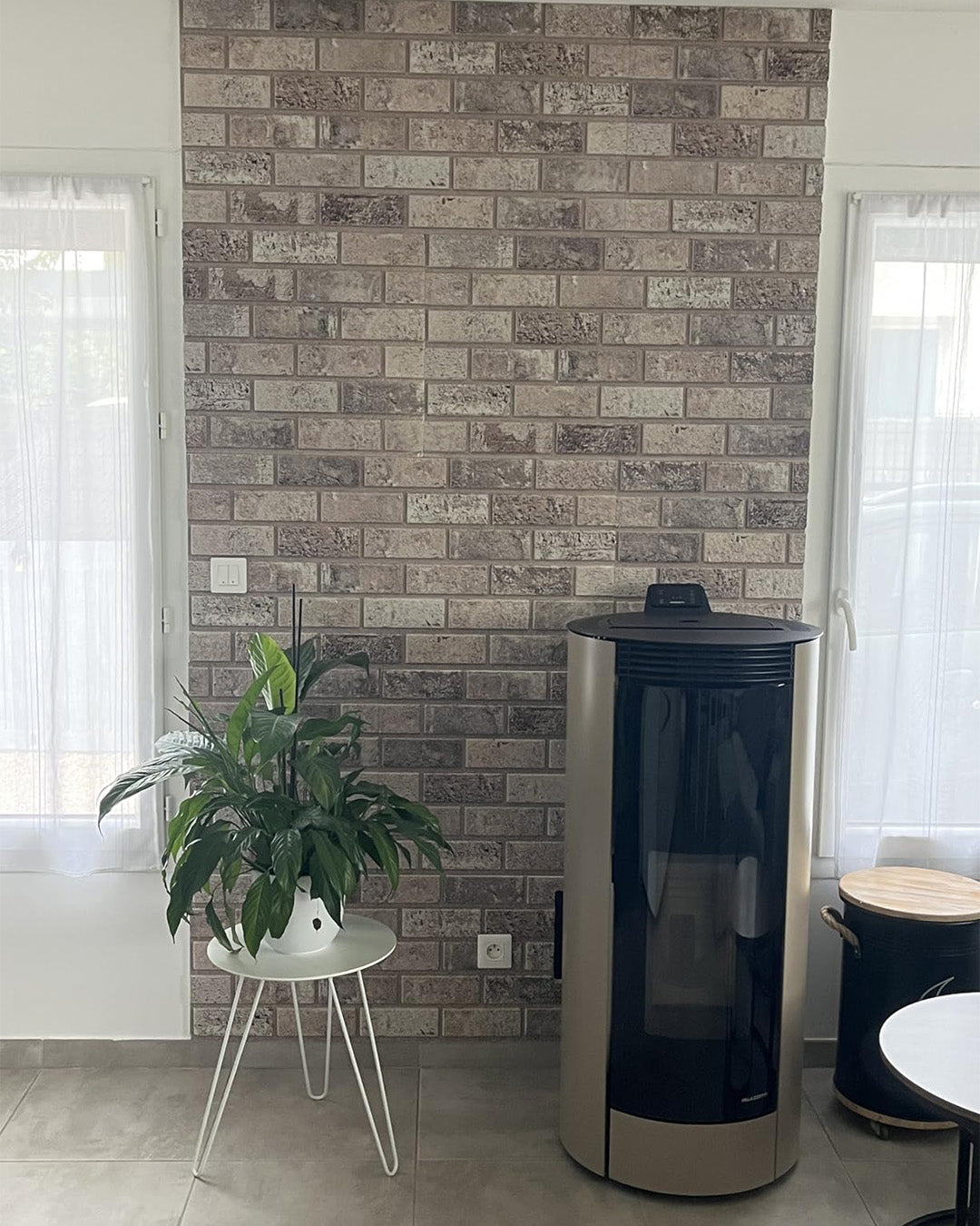 Beige Dream T-1902 3D Decorative Wall Panels, Brick Effect