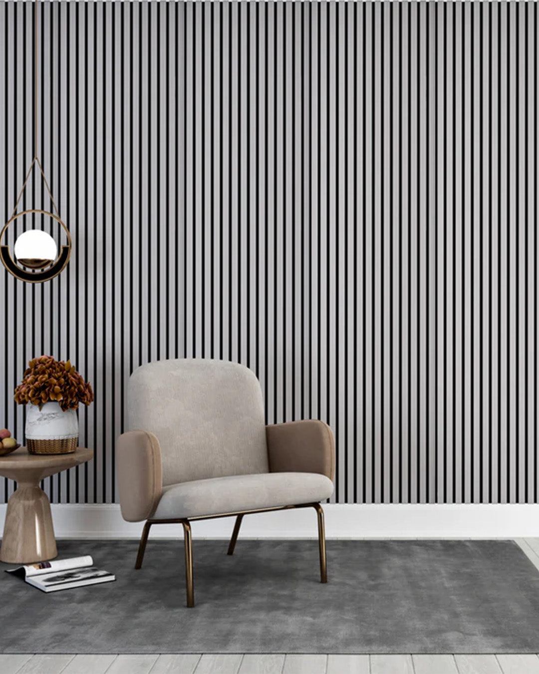 Travel To Mountains Wood-T66 | Product Sample 5"x12" Acoustic Wood Wall Panels