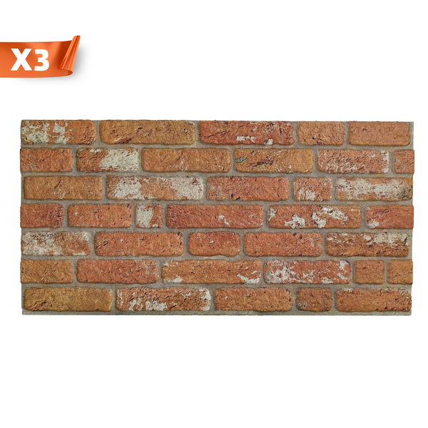 Outlet Vintage Dream SL-1716 Brick Wall Panels (3 Pieces)