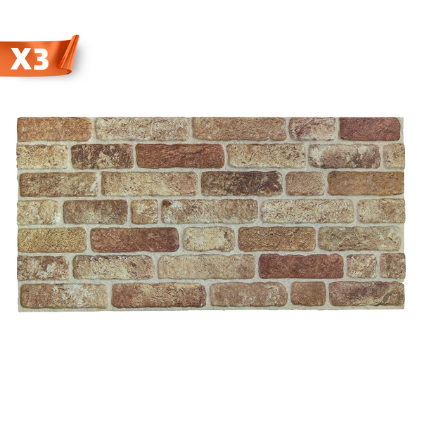 Outlet Farmhouse Style SL-1901 Brick Wall Panels (3 Pieces)