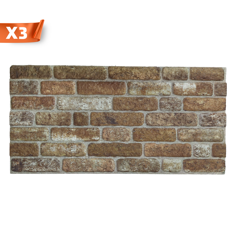 Outlet Old Castle SL-1907 Brick Wall Panels (3 Pieces)
