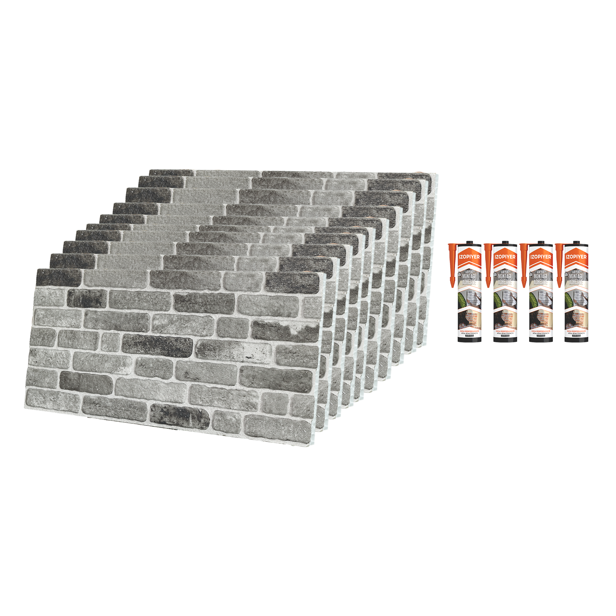 Path Of Gray Slim L-1926 3D Decorative Wall Panels